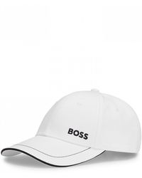 BOSS - Cap-1 Cotton-Twill Cap With Logo Detail Nos - Lyst