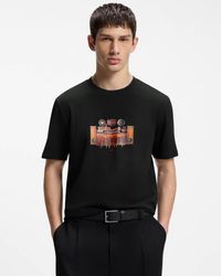 HUGO - Durectee Graphic T-Shirt - Lyst