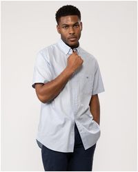 GANT - Regular Fit Short Sleeve Poplin Shirt - Lyst
