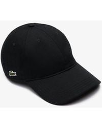 Lacoste - Twill Cap - Lyst