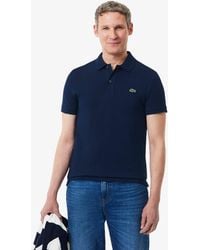 Lacoste - Original L.12.12 Slim Fit Petit Pique Cotton Polo Shirt Size: L - Lyst
