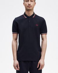 Fred Perry - Twin Tipped Signature Polo Shirt Nos - Lyst