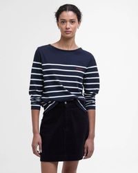 Barbour - Bradley Long Sleeve Striped Top - Lyst
