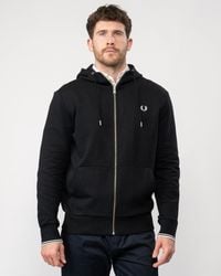 Fred Perry - Zip Through Hoodie Nos - Lyst