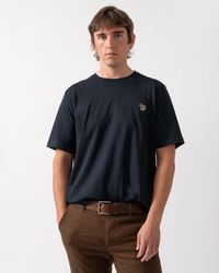 Paul Smith - Ps Regular Fit Cotton Zebra Logo T-Shirt - Lyst
