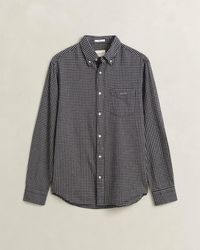 GANT - Regular Fit Windblown Flannel Check Shirt - Lyst