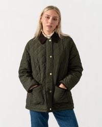 Joules - Highgrove Showerproof Diamond Quilted Jacket - Lyst