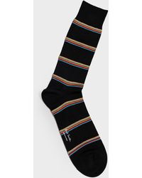 Paul Smith - Multi Signature Stripe Socks - Lyst