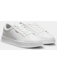 HUGO - Neston Contrast-Logo Trainers - Lyst