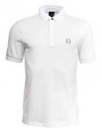 Armani Exchange - Short Sleeve Micro Logo Polo Shirt - Lyst