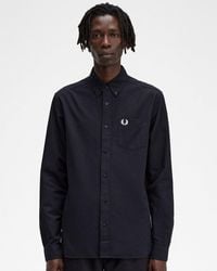 Fred Perry - Long Sleeve Oxford Shirt - Lyst