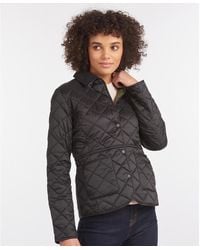 barbour deveron quilted jacket navy