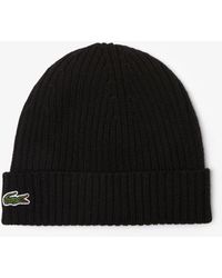 Lacoste - Ribbed Beanie 031 - Lyst