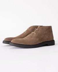 BOSS - Calev Suede Desert Boots - Lyst