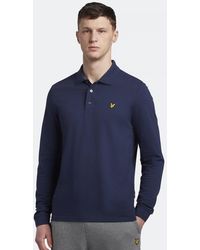 Lyle & Scott - Long Sleeve Polo Shirt - Lyst
