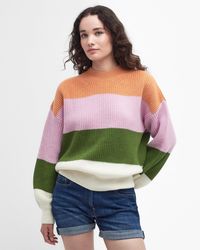 Barbour - Ula Stripe Knitted Jumper - Lyst