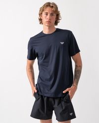Emporio Armani - Beach T-Shirt With Eagle Logo - Lyst