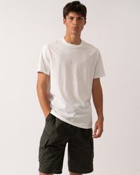 ARMANI EXCHANGE - Regular Fit Mercerised Cotton T-Shirt - Lyst