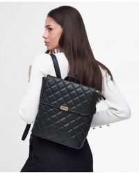 Barbour - Quilted Hoxton Backpack - Lyst