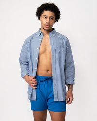 GANT - Regular Fit Long Sleeve Poplin Stripe Shirt - Lyst