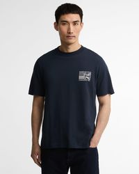 Barbour - Steve Mcqueen Grange Graphic T-Shirt - Lyst