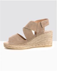 Kanna Ania Cortina Wedged Strap Sandals - Natural