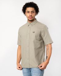 Fred Perry - Short Sleeve Oxford Shirt - Lyst