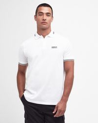 Barbour - Essential Tipped Tailored Polo - Lyst
