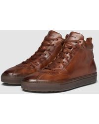 Oliver Sweeney - Defeza Calf Leather Retro Hi-Tops - Lyst