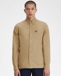 Fred Perry - Long Sleeve Oxford Shirt - Lyst