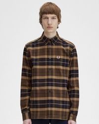 Fred Perry - Brushed Tartan Shirt - Lyst