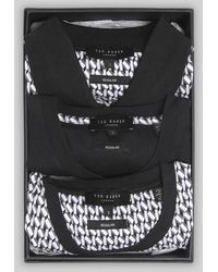 Ted Baker - Sangs 3-Pack T-Shirts - Lyst