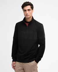 Barbour - Kaspian Half Zip Sweatshirt - Lyst