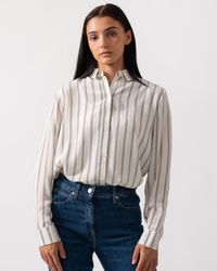 Samsøe & Samsøe - Maj Ls Aop Shirt 7879 Size: S - Lyst