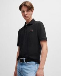 HUGO - Dereso Gel Polo Shirt - Lyst