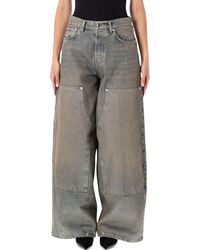 Haikure - Wide-Leg Patch Pocket Jeans - Lyst