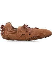 Acne Studios - Suede Leather Sneakers - Lyst