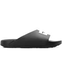 Givenchy - Label Rubber Flat Mules - Lyst