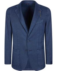 Santaniello - Linen Blend Jacket - Lyst
