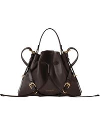 Givenchy - Small Mini Calfskin Bucket Bag With Drawstring Closure And Removable Strap - Lyst