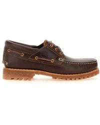 Timberland - Authentic 3-Eye Lug Handsewn Boat Shoe For - Lyst