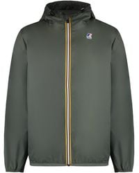K-Way - Claude Hooded Nylon Jacket - Lyst