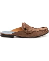 Marni - Rounded Toe Slip-On Sandals - Lyst