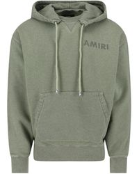 Amiri - Logo Print Pullover Hoodie - Lyst