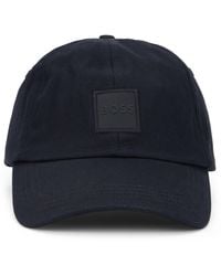BOSS - Cotton Baseball Cap With Curved Visor - Lyst