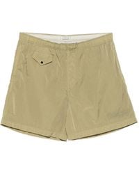 C.P. Company - Eco-Chrome R Logo Embroidery Swim Shorts - Lyst