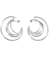 Panconesi - Sculptural Multi-Hoop Earrings - Lyst