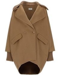 P.A.R.O.S.H. - P. A.R. O.S. H. Oversized Wool Cape Coat - Lyst