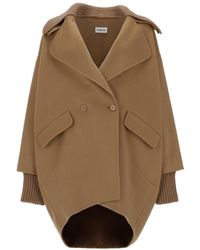 P.A.R.O.S.H. - P. A.R. O.S. H. Oversized Wool Cape Coat - Lyst