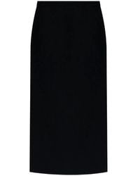 Givenchy - Midi Kickback Skirt - Lyst